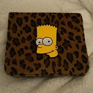 The Simpsons , Bart Simpson, Leopard  Print, FUN purse.  NWOT